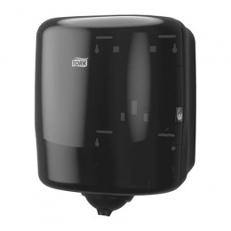 Kéztörlő adagoló, belsőmag-adagolás, laponkénti, M4 rendszer, TORK "Reflex", fekete
